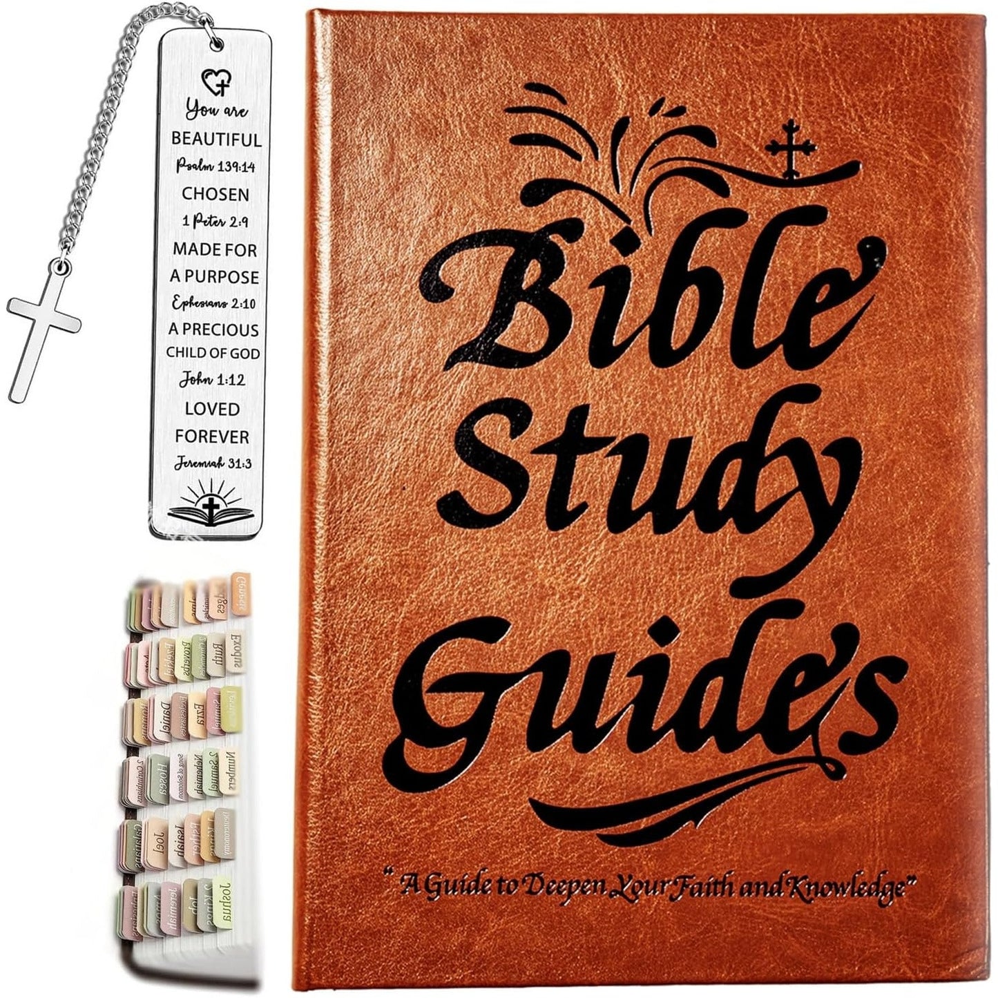 Women’s Yearlong Bible Study Journal – 66-Page Devotional Guide with Prayer Prompts & Bible Tabs