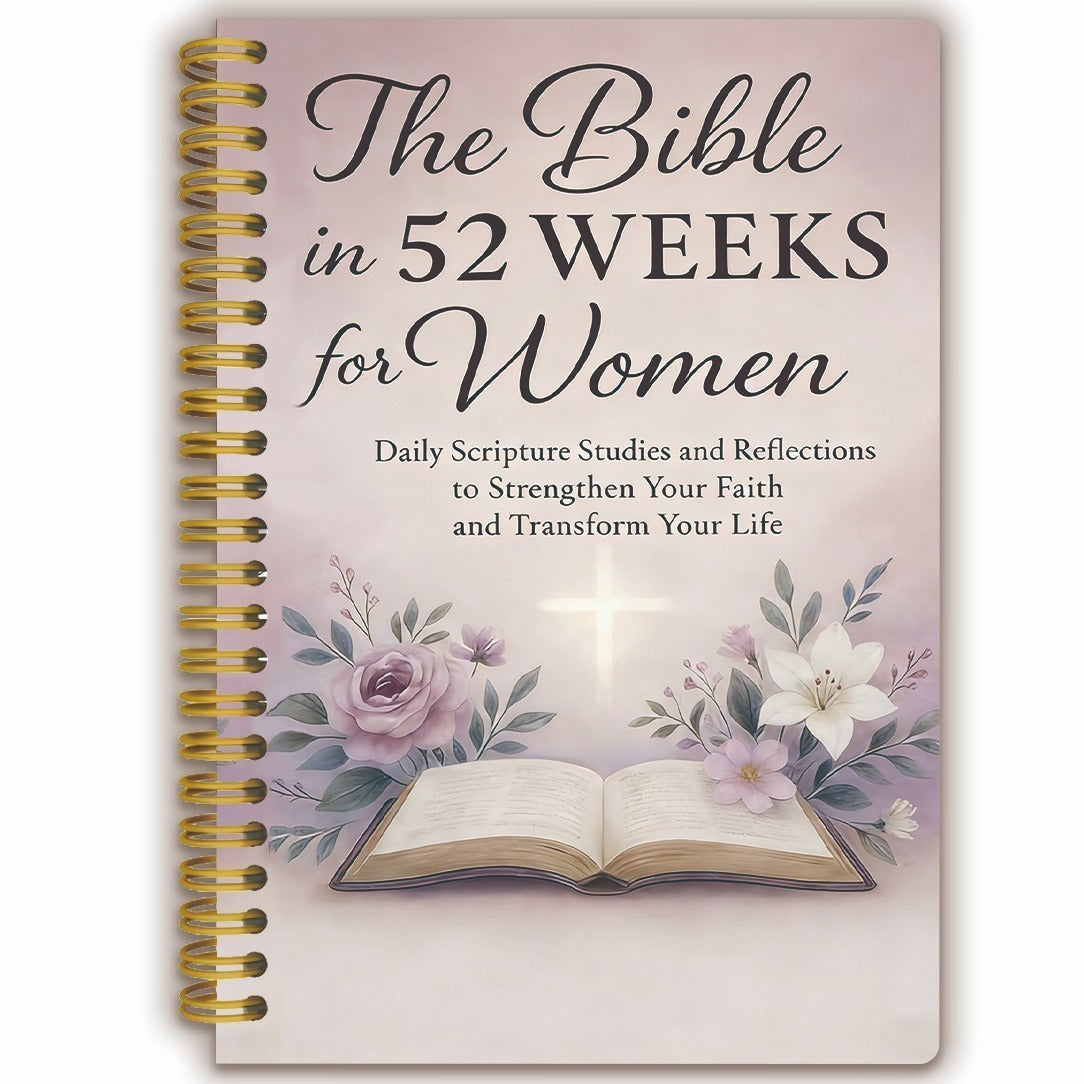 52-Week Bible Reading Planner for Women – Daily Scripture & Faith Reflection Journal