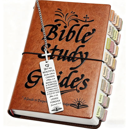 Women’s Yearlong Bible Study Journal – 66-Page Devotional Guide with Prayer Prompts & Bible Tabs