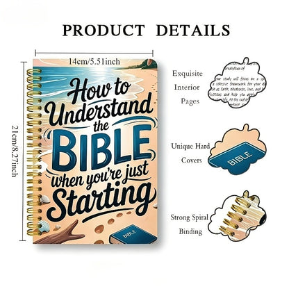 52-Week Bible Study Planner Notebook – Guided Scripture Reading, Prayer & Reflection Journal