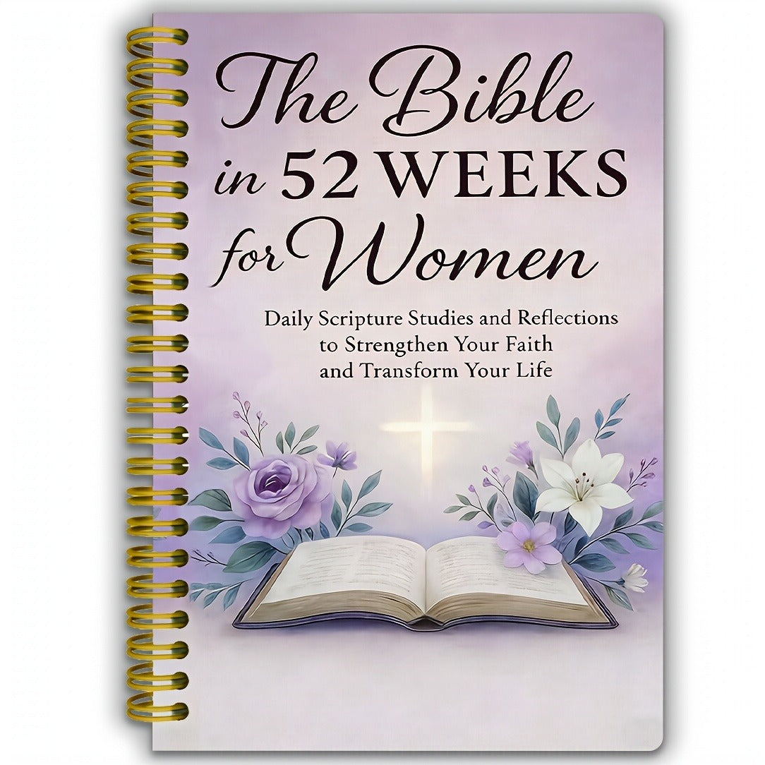 52-Week Bible Reading Planner for Women – Daily Scripture & Faith Reflection Journal