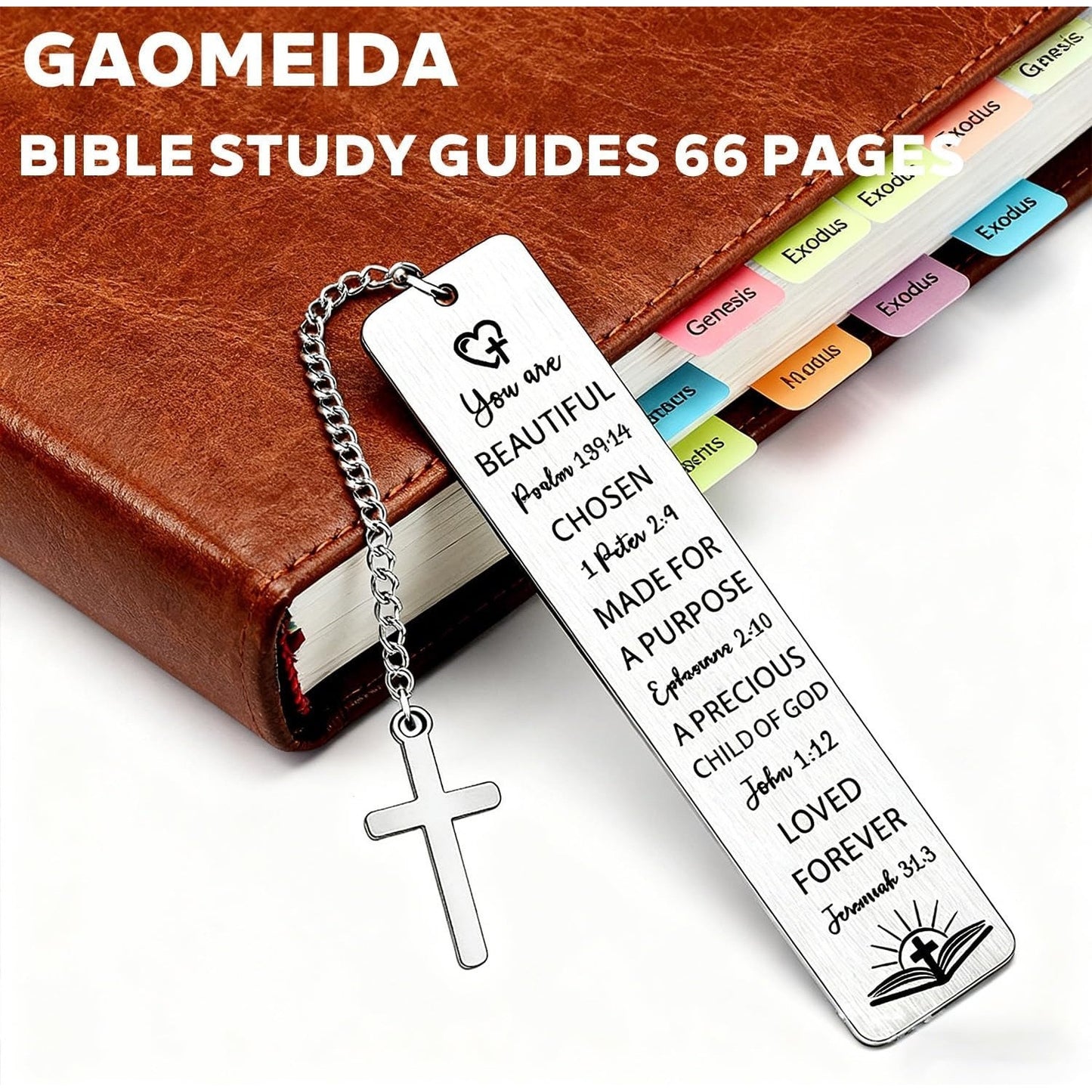 Women’s Yearlong Bible Study Journal – 66-Page Devotional Guide with Prayer Prompts & Bible Tabs