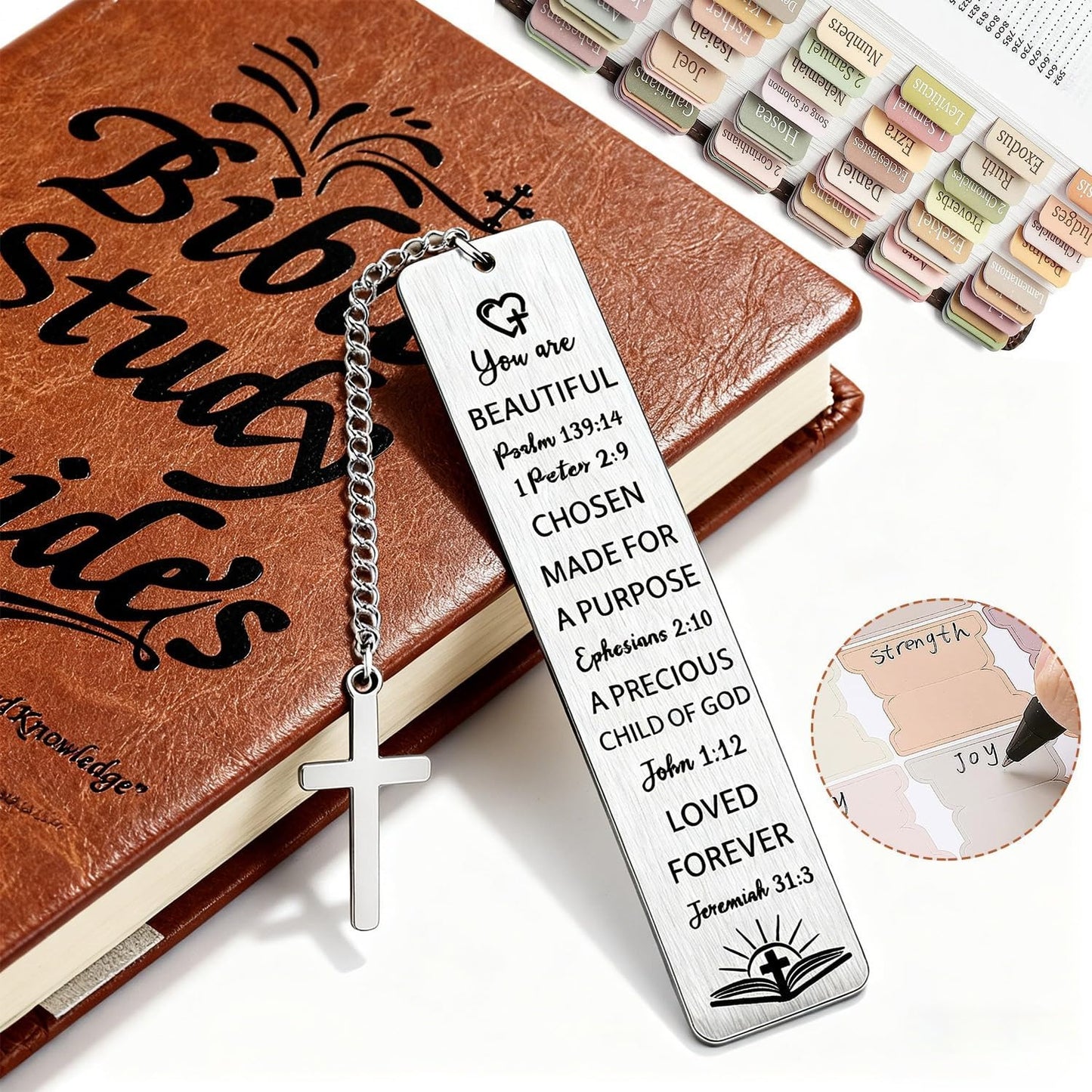 Women’s Yearlong Bible Study Journal – 66-Page Devotional Guide with Prayer Prompts & Bible Tabs