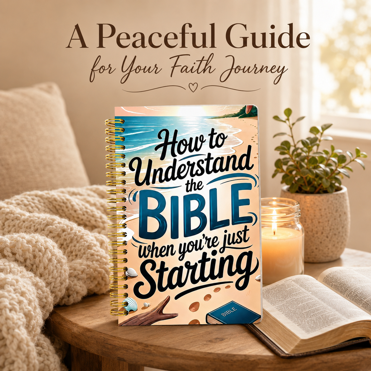 52-Week Bible Study Planner Notebook – Guided Scripture Reading, Prayer & Reflection Journal