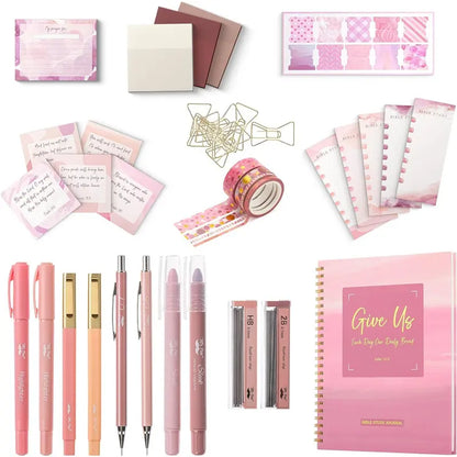 Bible Journaling Kit -  No Bleed Bible Highlighters, Scripture-Inscribed Study Journal, Perfect Gift
